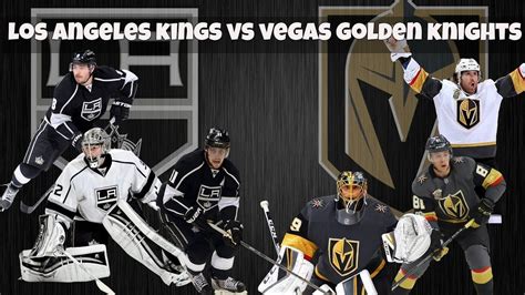 la kings vs las vegas knights